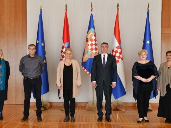 Predsjednik Milanović primio predstavnike Hrvatskog društva za bolesti jetre povodom Mjeseca borbe protiv raka jetre
